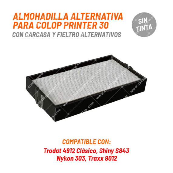 Almohadilla Alternativa para Printer 30 Sin Tinta