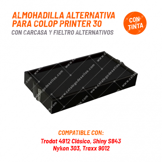 Almohadilla Alternativa para Printer 30 Con Tinta