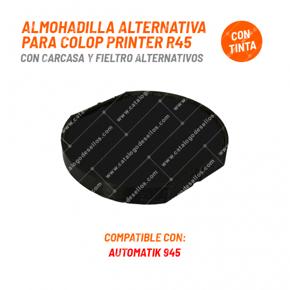 Almohadilla Alternativa para Printer R45 Con Tinta