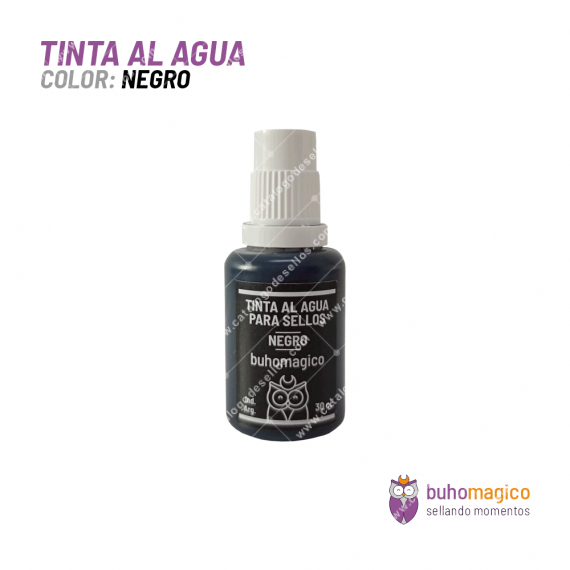 Tinta Negra BuhoMagico 30cc