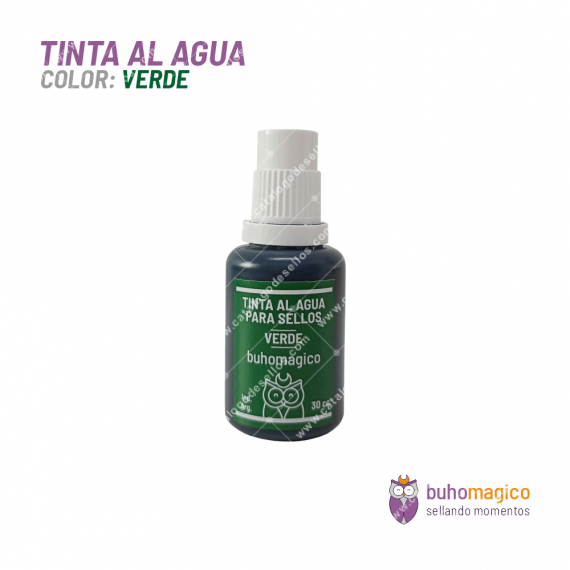 Tinta Verde BuhoMagico 30cc