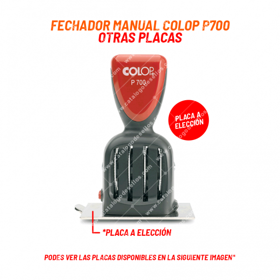 Fechador Colop P700 Otras Placas